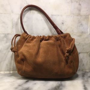 Fossil Suede Handbag